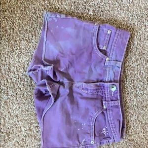 ‘I❤️justice jeans’ jean shorts